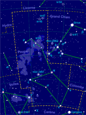 Image illustrative de l'article Poupe (constellation)