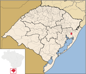 Localisation de Glorinha sur une carte