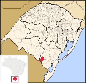 Localisation de Pedras Altas sur une carte