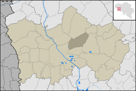 Localisation de Rumillies au sein de Tournai
