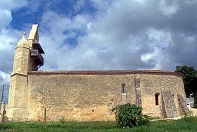 Façade sud de l'église (août 2011)