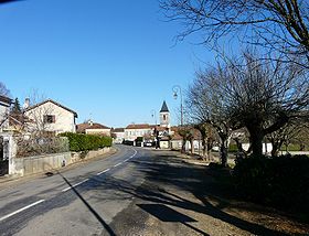 Le bourg de Saint-Front-d'Alemps