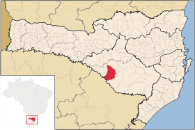Localisation de Campo Belo do Sul sur une carte