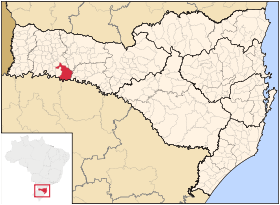 Localisation de Chapecó sur une carte