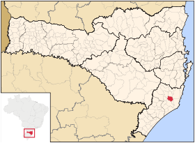 Localisation de Gravatal sur une carte