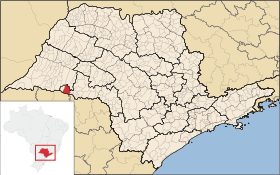 Localisation de Iepê sur une carte