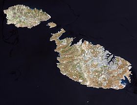 carte : Géographie de Malte