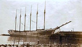 Le schooner Wyoming en 1917