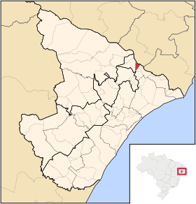 Localisation de Amparo de São Francisco sur une carte
