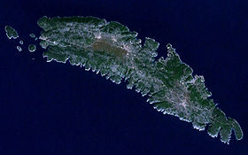 Image satellite de Šolta.