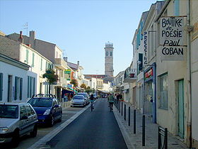 Le centre piétonnier de Saint-Pierre d'Oléron