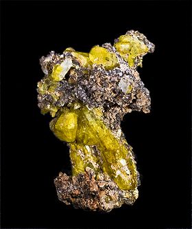 Sturmanite -  N'Chwaning Mines, Afrique du Sud - (4.3x2.8 cm)