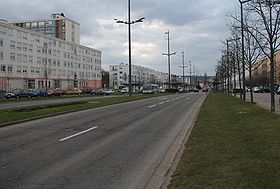 Boulevard de l'Europe à Vandœuvre-lès-Nancy