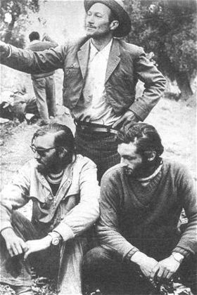 Fernando Parrado à gauche