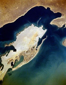 L'île de Vozrozhdeniya en 1994.
