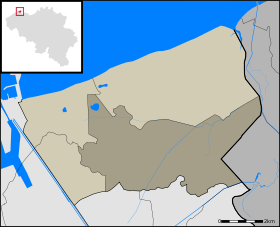 Localisation de Westkapelle au sein de Knokke-Heist