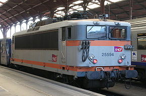  La BB 25594 en Gare de Strasbourg.