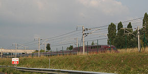 Thalys pris depuis l'A8 autoroute belge