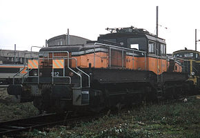  La CC 1112 garée dans le dépôt de Villeneuve-Saint-Georges, en septembre 2000.