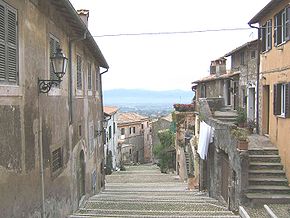 Une rue de Palestrina