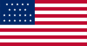 Drapeau américain du 4 juillet 1819 au 3 juillet 1820