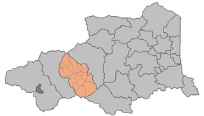 Situation du canton d'Olette dans le département Pyrénées-Orientales