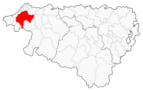 Situation du canton d'Ustaritz dans le département Pyrénées-Atlantiques