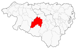 Situation du canton de Mauléon-Licharre dans le département Pyrénées-Atlantiques