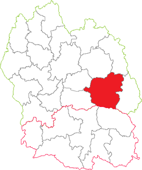 Situation du canton du Bleymard dans le département Lozère