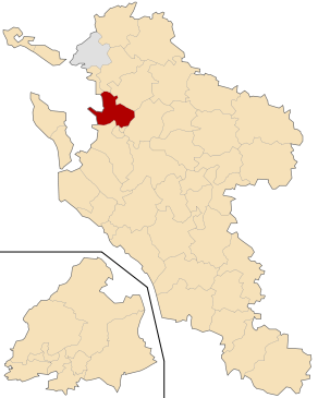 Situation du canton de Rochefort-Nord dans le département Charente-Maritime