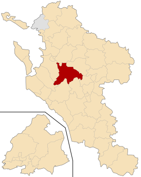 Situation du canton de Saint-Porchaire dans le département Charente-Maritime