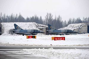 Deux Mirage 2000 francais lors du la deploiment en 2011