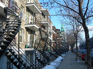 Une rue typique du quartier (rue Dézéry)