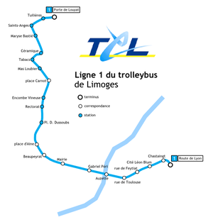 Ligne 1 du trolleybus de Limoges.PNG