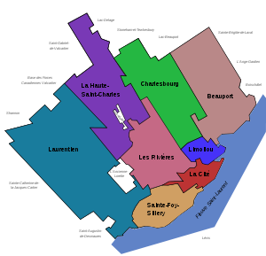 Arrondissements de Québec