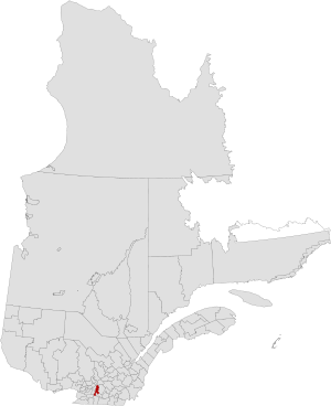Quebec MRC La Vallée-du-Richelieu location map.svg