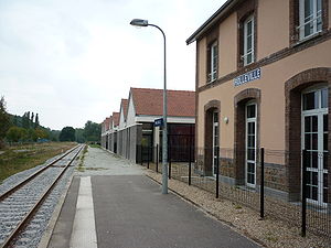Bâtiment voyageurs de la gare de Rolleville