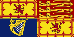 Royal Standard of the United Kingdom in Scotland.svg