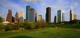 Vue générale de Houston