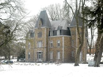 Le Château de Porcheresse en hiver