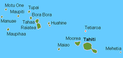 Localisation de Tetiaroa