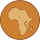 médaille de bronze , Afrique