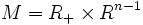 M=R_+\times R^{n-1}