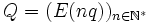 Q = (E(nq))_{n \in \mathbb{N}^*}