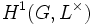 H^1(G,L^\times)