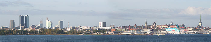 Panorama de la ville de Tallinn