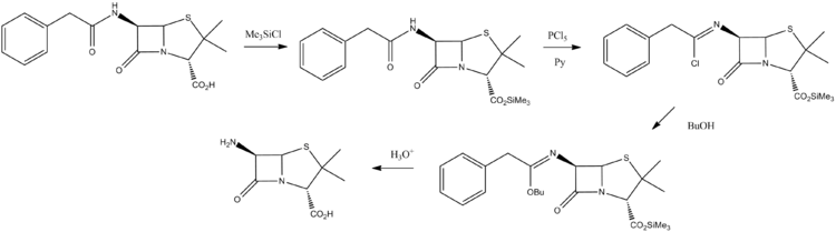 6-aminopenicillanic acid synthesis.png