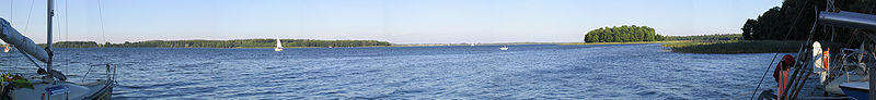 Panorama du lac Mamry