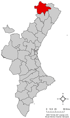 Localització dels Ports respecte del País Valencià.png