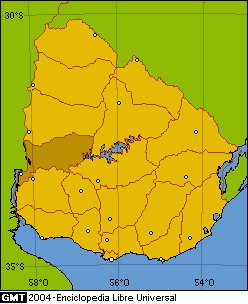 localisation du département Río Negro